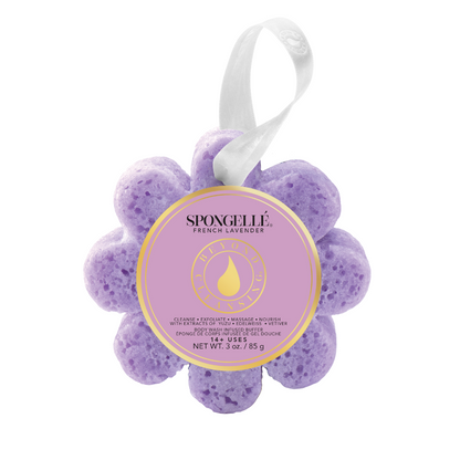 Esponja de Baño de Lavanda Francesa y Flores Silvestres
