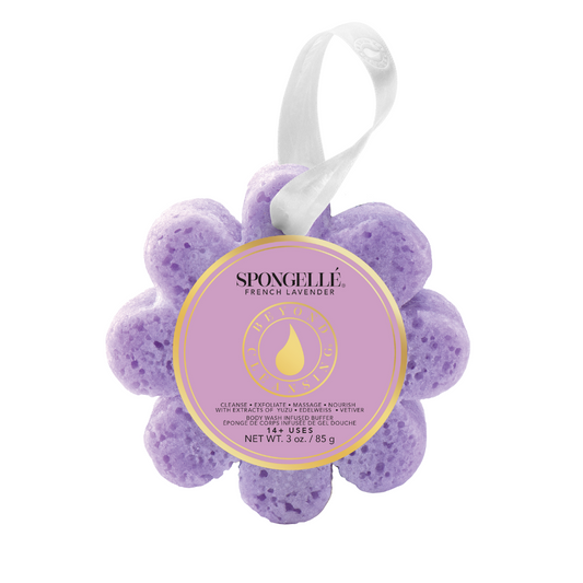 Esponja de Baño de Lavanda Francesa y Flores Silvestres