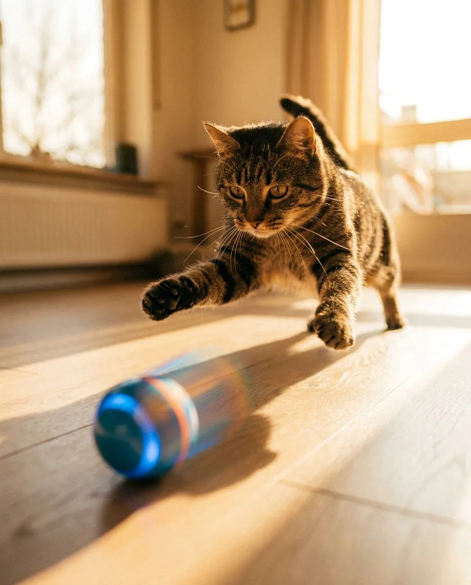 Intelligent Rolling Interactive Cat Ball lifestyle scene