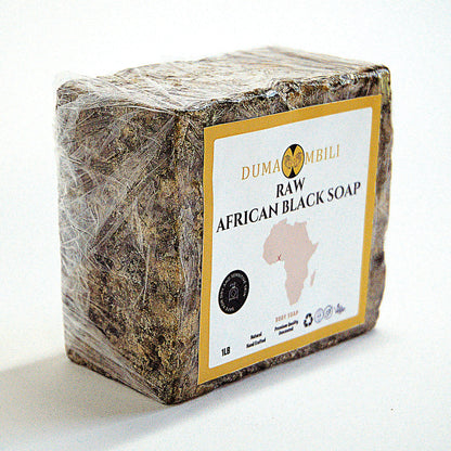Jabón negro africano auténtico | Cuidado de la piel orgánico para una piel clara y radiante