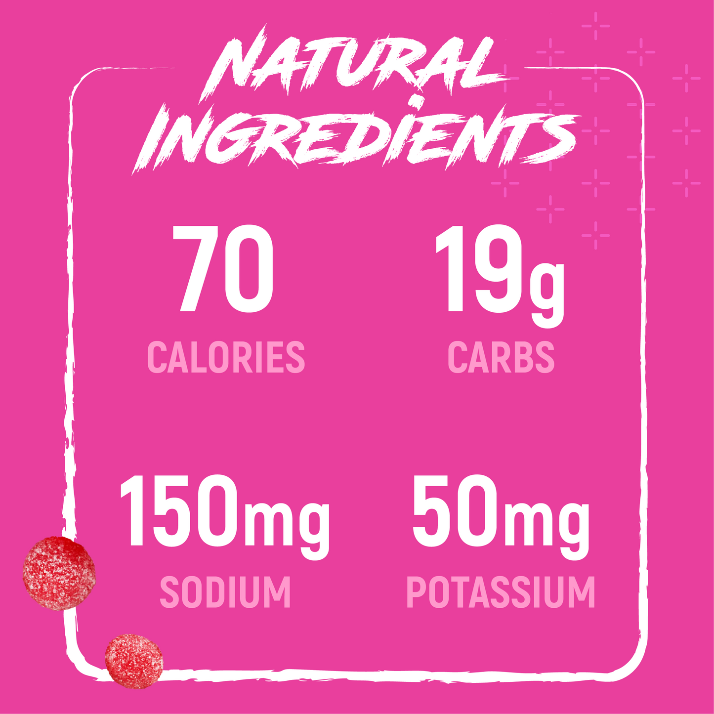 Caramelos Masticables Energéticos Ácidos de Sandía Eléctrica