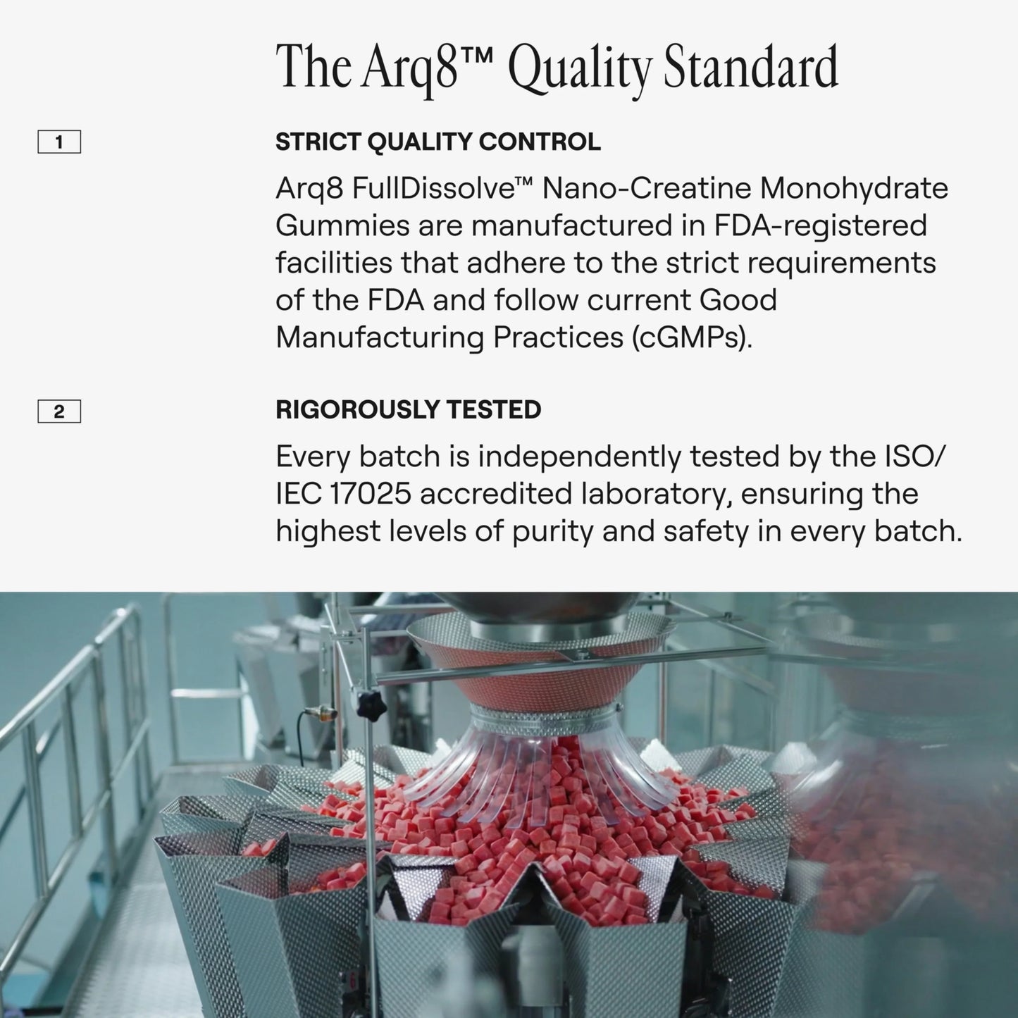Arq8™ 肌酸一水化合物软糖